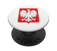 Pologne White Eagle Armoiries Polska Polska Family PopSockets PopGrip Adhésif