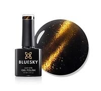 Polon à ongles en gel bluesky, manteau pour les yeux, doré, KA546, vernis à gel 10 ml (nécessite de guérir la lampe UV / LED et une base sombre pour obtenir des illustres d'effet)