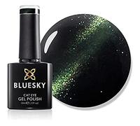 Polon à ongles en gel bluesky, manteau pour les yeux, vert, KA549, vernis à gel 10 ml (nécessite de guérir UV / lampe LED et une base sombre pour obtenir un effet illustré)