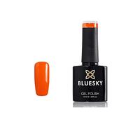 Polon de gel bluesky, Sunset Orange, A87, 10 ml, vernis à ongles en gel Solble, orange, pastel, néon (guérison UV / lampe LED requis) de 1 (x)