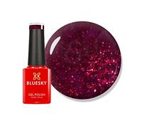 Polon de ongles en gel Blusky, Ruby Ritz - 80545, rouge, guirlandes, long-fermage, résistant aux puces, 5 ml (nécessite du séchage sous la lampe LED UV)
