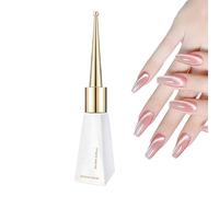Polon en gel, collet blanc,Polon de manucure de gel à ongles durable | Femmes portables Manucure Accessoires Salon Glue pour la maison, la boutique, le dortoir, l'école, le studio