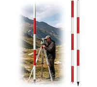 Polonais d'enquête en aluminium for la profondeur de puits d'arpentage de terrain de disposition de construction(9.8ft/300cm)