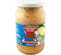 POLONIA - Choucroute au naturel | Savoureuse et onctueuse | Idéale pour vos plats mijotés | le pot de 880g | LOT DE 3