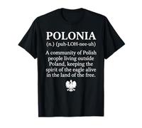 Polonia Definition Polonais-American Eagle Heritage T-Shirt