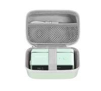 POLONO Véritable étui de marqueur compatible avec étiqueteuse P31S, pour étiqueteuses et recharges de rubans d'étiquetage, boîte avec poche en maille pour batteries et accessoires (étui uniquement),