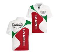 Polos 3D Respirants pour Hommes W.R.C T-Shirt De Rugby Doux À Manches Courtes Imprimé Et Confortable Style Sport avec Col-BaiHongSe||XX_l