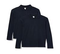 Polos à manches longues FM London (lot de 2) pour hommes | Polos pour hommes à coupe droite avec design doux au toucher pour plus de confort | Disponible dans une gamme de couleurs et convient