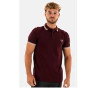 Polos Fred Perry MM3600 597 Oxblood - Homme - Slim - Manches Courtes - Col Polo S