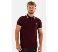 Polos Fred Perry MM3600 597 Oxblood - Homme - Slim - Manches Courtes - Col Polo XL