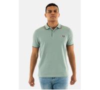 Polos fred perry mm3600 y26 slvrbl/tnsbl/cnm L