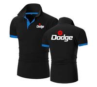 Polos Homme American Muscle Car Enthusiast, T-Shirts de qualité supérieure avec Design légèrement ajusté, Convient pour Le Sport, Le Golf et Le Tennis, Respirant(Black,XL)