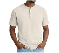 Polos Homme Manches Courtes Polo Club Homme Modèle à Col Rond Uni Mode Décontractée Chemise Décontractée pour Hommes Polyvalente pour Un Usage Quotidien Sorties De Tous Les Jours.