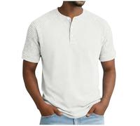 Polos Homme Manches Courtes Polo Club Homme Modèle à Col Rond Uni Mode Décontractée Chemise Décontractée pour Hommes Polyvalente pour Un Usage Quotidien Sorties De Tous Les Jours.
