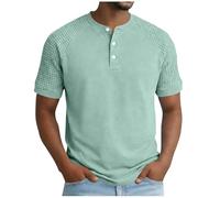 Polos Homme Manches Courtes Polo Club Homme Modèle à Col Rond Uni Mode Décontractée Chemise Décontractée pour Hommes Polyvalente pour Un Usage Quotidien Sorties De Tous Les Jours.