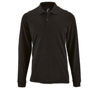Polos Manches Longues - Homme - 02087 - Noir
