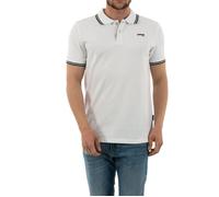Polos Schott Will White - Homme - Slim - Manches courtes - Col polo M