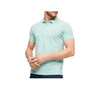 Polos Superdry Classic Pique 9VQ - Vert - Homme - Manches Courtes - Col Polo S