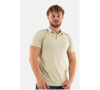 Polos Superdry Vint Destroy 1LC Light Stone Beige - Homme - Coupe Ajustée - Manches Courtes - Col Polo XXL