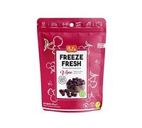 POL'S - 25 g Cerises aigres lyophilisées, meilleure collation sur le pouce, sans OGM, sans gluten, sans sucre ajouté, végétalien, cru, casher, sans additifs, Dried Sour Cherry, Cerises aigres secs