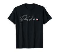 Polska amour drapeau polonais et coeur en Pologne T-Shirt