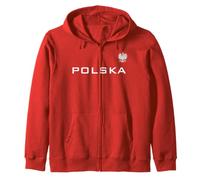 Polska Drapeau de la Pologne Style maillot de sport Sweat à Capuche