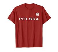 Polska Drapeau de la Pologne Style maillot de sport T-Shirt