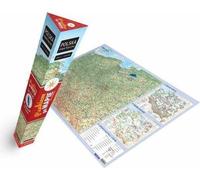Polska mapa fizyczna PLAKAT Arrangement collectif (Buch auf Polnisch)