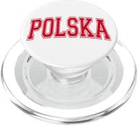 Polska Pologne Varsity Style Sportif Maillot athlétique PopSockets PopGrip pour MagSafe