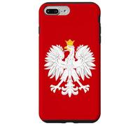 Polska Pologne White Eagle Crown, Pologne Patriotique Blanc/Rouge Coque pour iPhone 7 Plus/8 Plus
