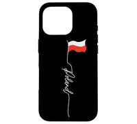 Polska, Pologne White Eagle Crown, Pologne White and Red Flag Coque pour iPhone 16 Pro