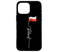 Polska, Pologne White Eagle Crown, Pologne White and Red Flag Coque pour iPhone 16 Pro Max