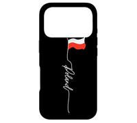 Polska, Pologne White Eagle Crown, Pologne White and Red Flag Coque pour iPhone 17 Pro