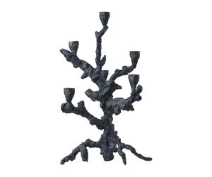 POLSPOTTEN Bougeoir Apple Tree L 53 cm Gris foncé