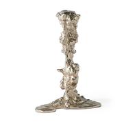 POLSPOTTEN Bougeoir Drip L 25 cm Argent