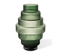 POLSPOTTEN Vase Steps L 50 cm Vert foncé