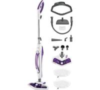 Polti Nettoyeur vapeur Vaporetto SV440 Double 2-en-1 balai/à main 11 accessoires Blanc/Violet