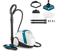 Polti Nettoyeur vapeur traîneau Vaporetto Smart 100_B 1500 W inox 9 accessoires Blanc et Bleu