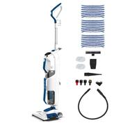 Polti Vaporetto 3 Clean - Nettoyeur vapeur/aspirateur - balai/à main (2-en-1) - sans sac - bleu