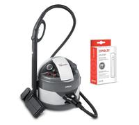 Polti Vaporetto Eco Pro 3.0 Kalstop, 20 Flacons de Kalstop Anticalcare, Nettoyeur à Vapeur avec Chaudière et Bouchon de Sécurité, Puissance Max 2000 W, Réservoir 2 L, 9 Accessoires, Gris