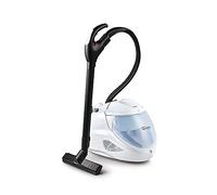 Polti Vaporetto Lecoaspira FAV30, Nettoyeur Vapeur et Aspirateur avec Filtre à Eau, Double Fonction, Puissance Totale 2450 W, Pression Max de la Chaudière 4 Bars, Bouchon de Sécurité, Blanc