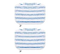 Polti Vaporetto PAEU0394 kit de 2 serpillières microfibres pour nettoyer tous types de sols, compatible avec Polti Vaporetto Style