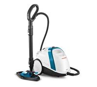 Polti Nettoyeur vapeur traîneau Vaporetto Smart 100_B 1500 W inox 9 accessoires Blanc et Bleu