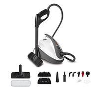 Polti Vaporetto™ Smart 30 S Nettoyeur Vapeur avec Chaudière à Pression 3 Bars, Bouchon de Sécurité, Réservoir 1,6 L, Chauffe Rapide, Compartiment Accessoires, 12 Accessoires Inclus, Blanc et Gris