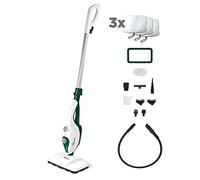 Polti Vaporetto SV240, balai vapeur 2 en 1 et nettoyeur à main, serpillières supplémentaires, 14 accessoires, léger 1,6 kg, nettoie sans détergent. Tue et élimine 99,9%* des virus, germes, bactéries