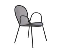 Poltrona Ronde En Fer Antique Pour Jardin Bar Mobilier Empilable