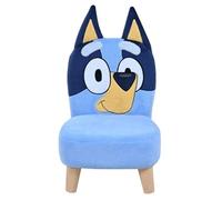 Bluey Chaise en peluche, chaise rembourrée pour enfants, siège confortable pour chambre à coucher, crèche et salle de jeux, tissu doux, construction robuste