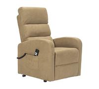 POLTRONE ITALIA Jessica1 Fauteuil releveur inclinable Dispositif Médical kit 4 Roues siège à Micro-Ressorts Doux fauteuils électriques fauteuils de Relaxation Camel
