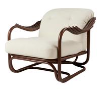 Gubi Poltrone Tria Fauteuil Rotin Foncé/Bouclé 001