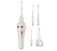 Poludatly Nettoyeur d'oreille électrique - Outil de nettoyage des oreilles - Réutilisable - Portable - Avec lumière LED - Pour et adultes - Soins de voyage